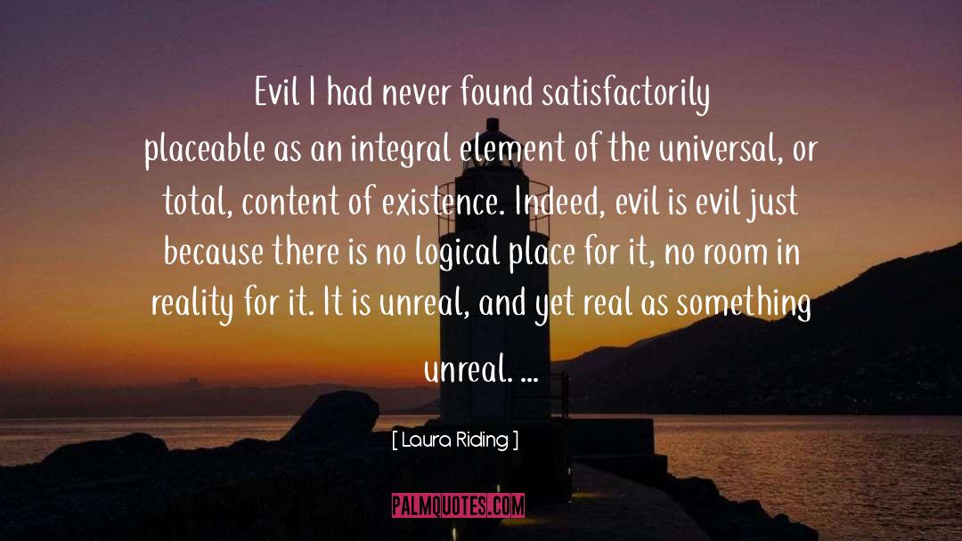 Conquering Evil quotes by Laura Riding