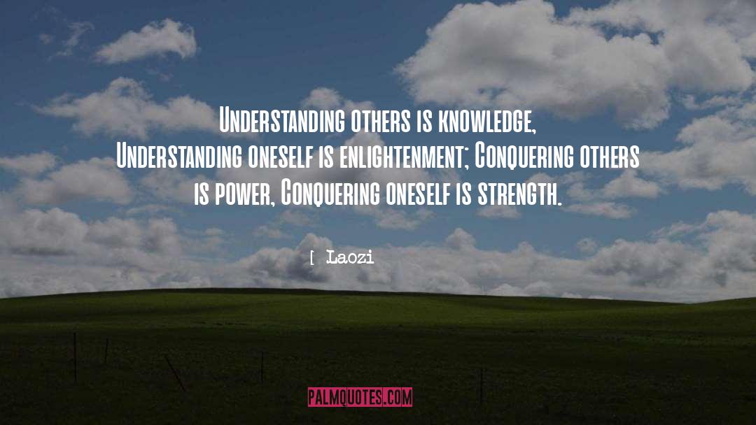 Conquering quotes by Laozi