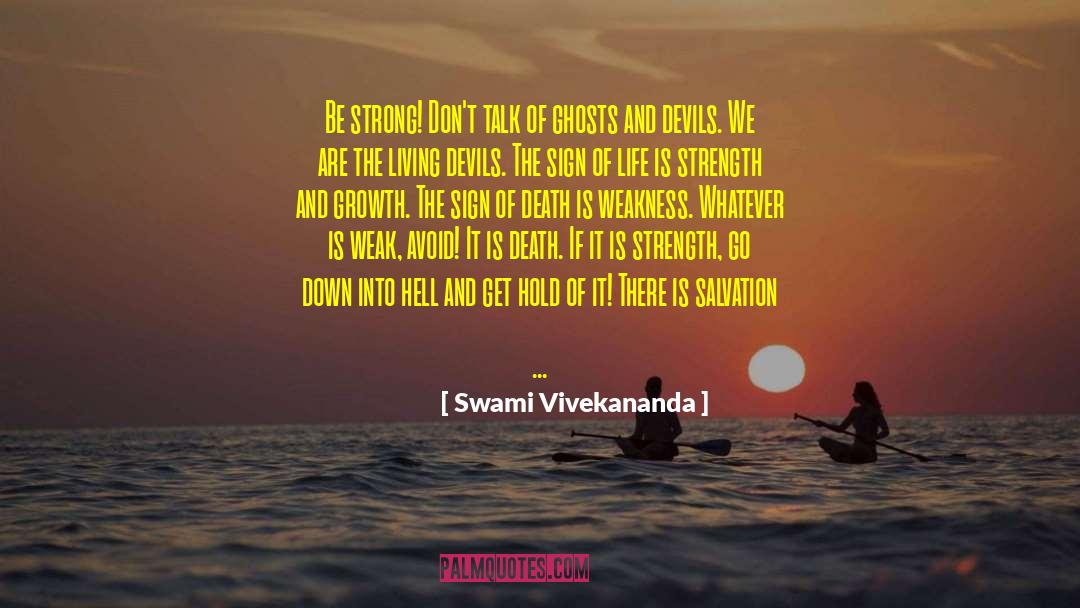 Conquering Weakness quotes by Swami Vivekananda