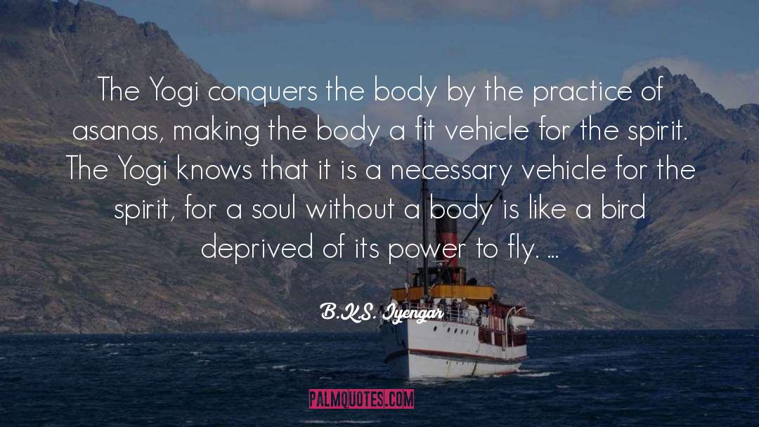 Conquers quotes by B.K.S. Iyengar