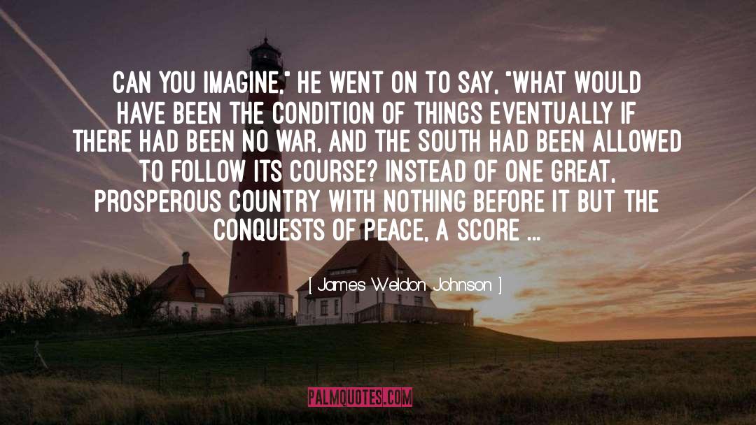 Conquests quotes by James Weldon Johnson