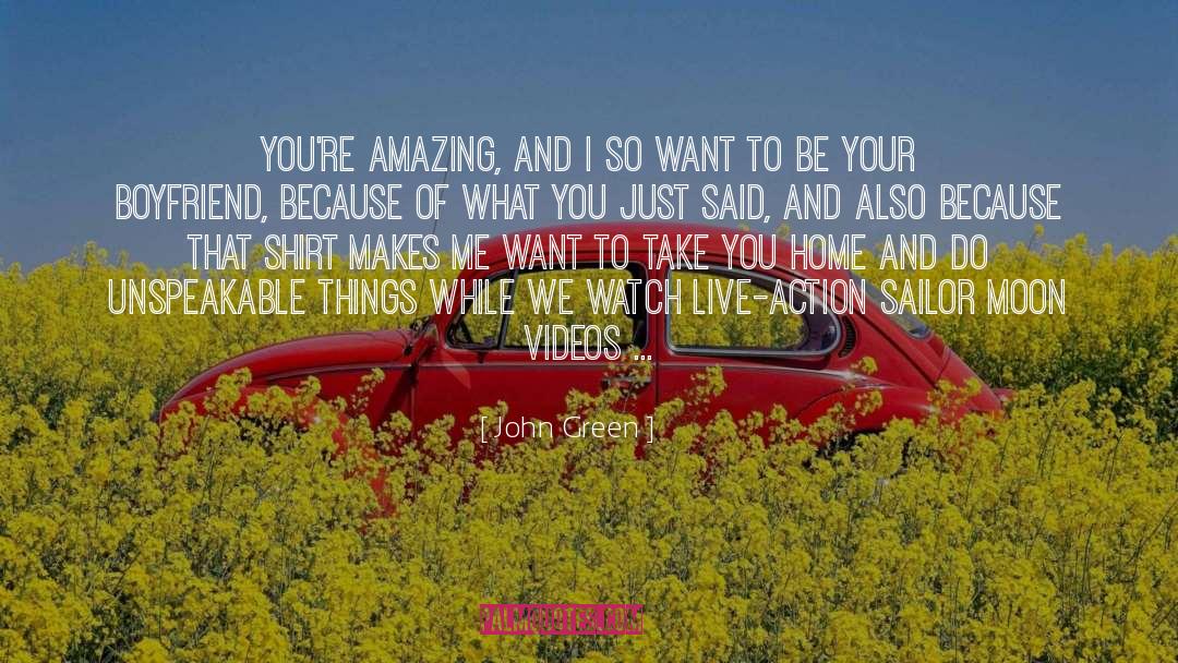 Conron Videos quotes by John Green