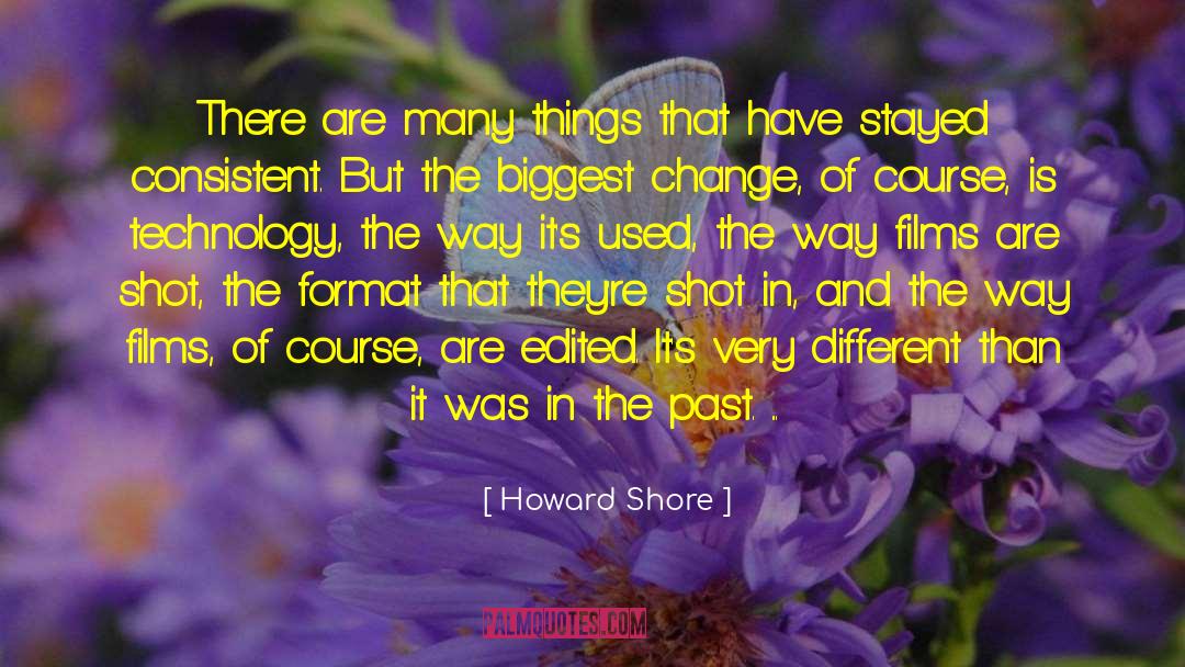 Cons Of Technology quotes by Howard Shore