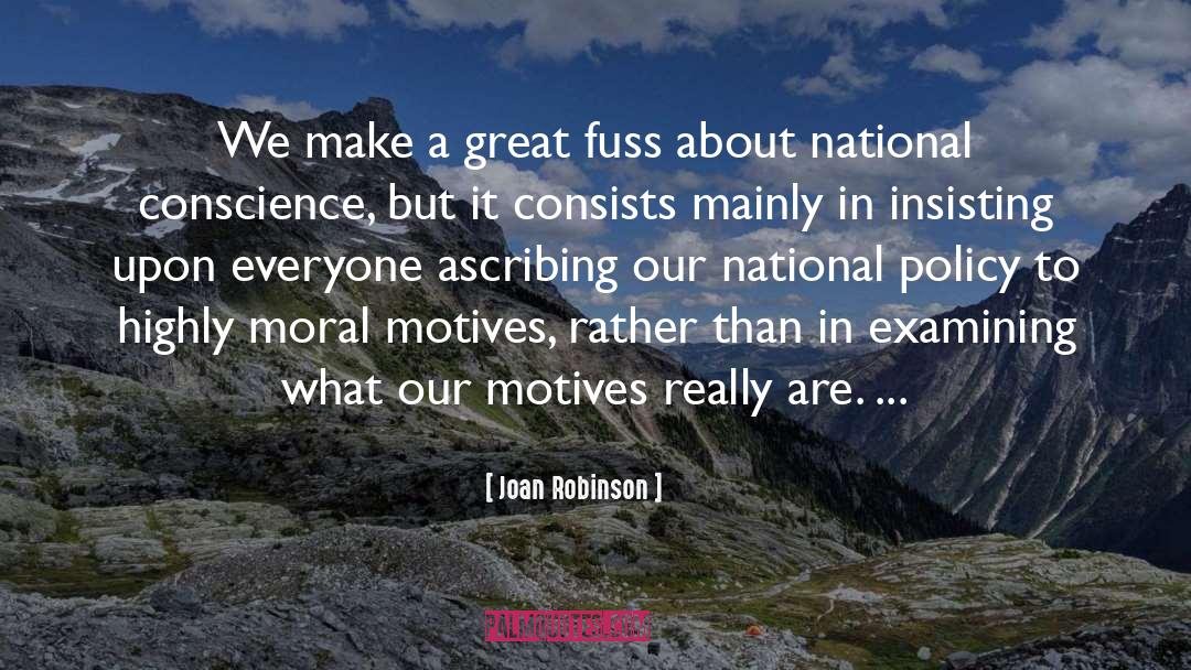Conscience quotes by Joan Robinson