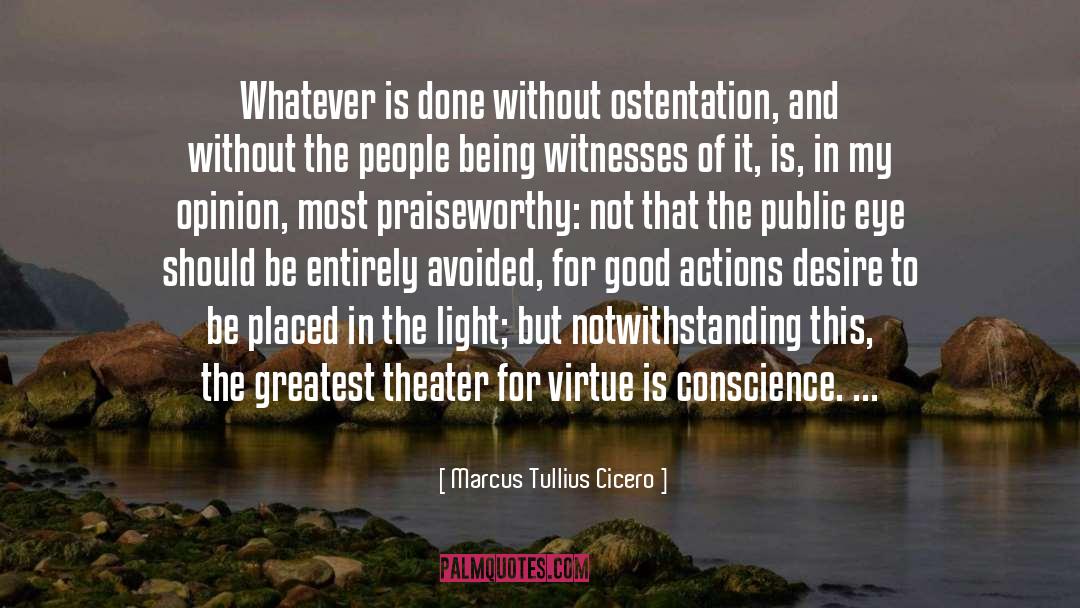 Conscience Reasoning quotes by Marcus Tullius Cicero