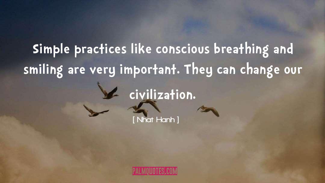 Conscious Breathing quotes by Nhat Hanh