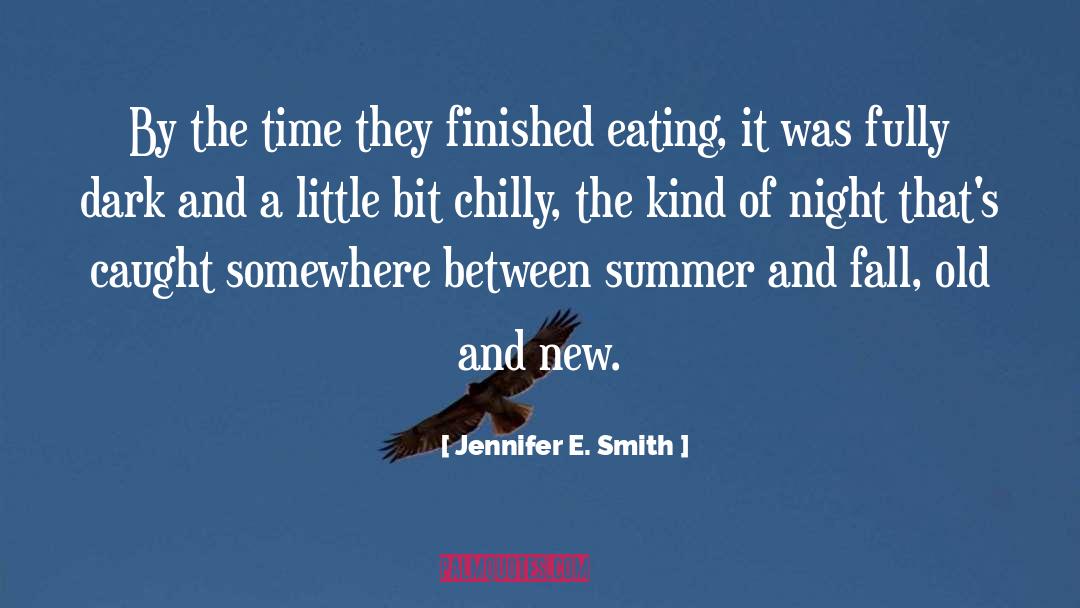 Conscious Eating quotes by Jennifer E. Smith