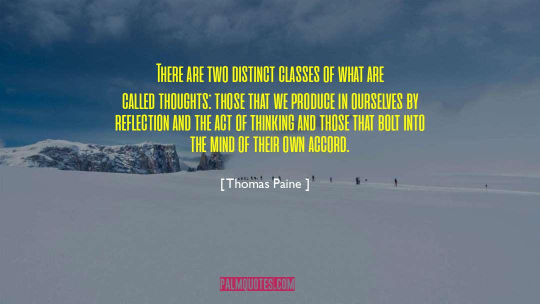 Conscious Reflection quotes by Thomas Paine