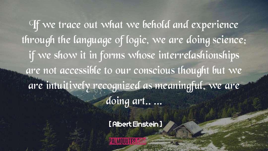 Conscious Thought quotes by Albert Einstein