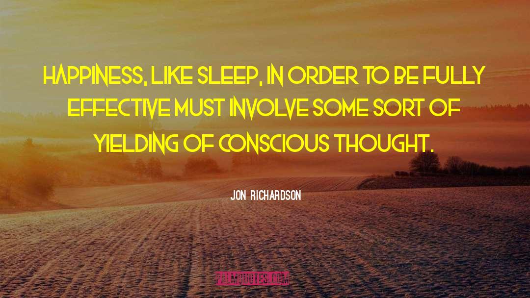 Conscious Thought quotes by Jon Richardson