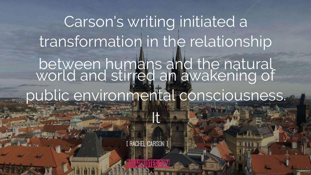Consciousness quotes by Rachel Carson