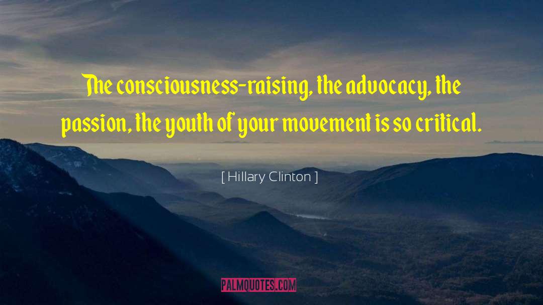 Consciousness Raising quotes by Hillary Clinton