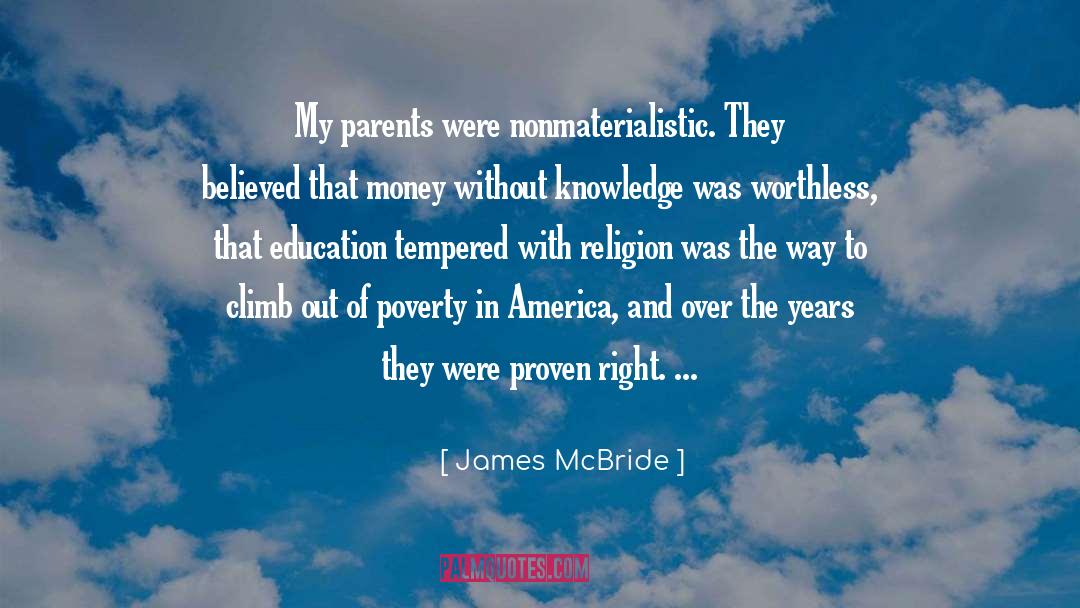 Conscuous Parenting quotes by James McBride