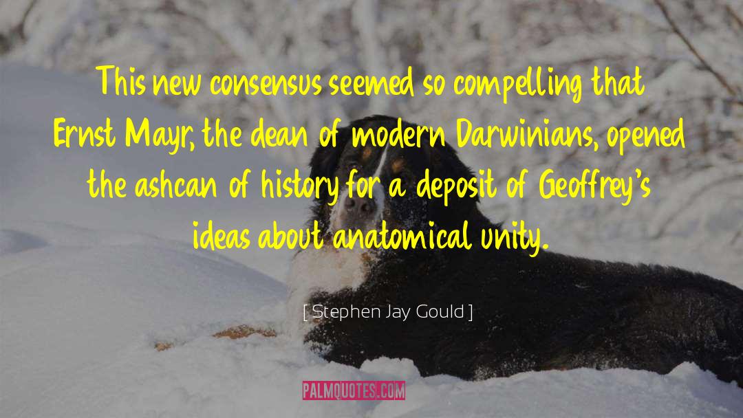 Consensus quotes by Stephen Jay Gould