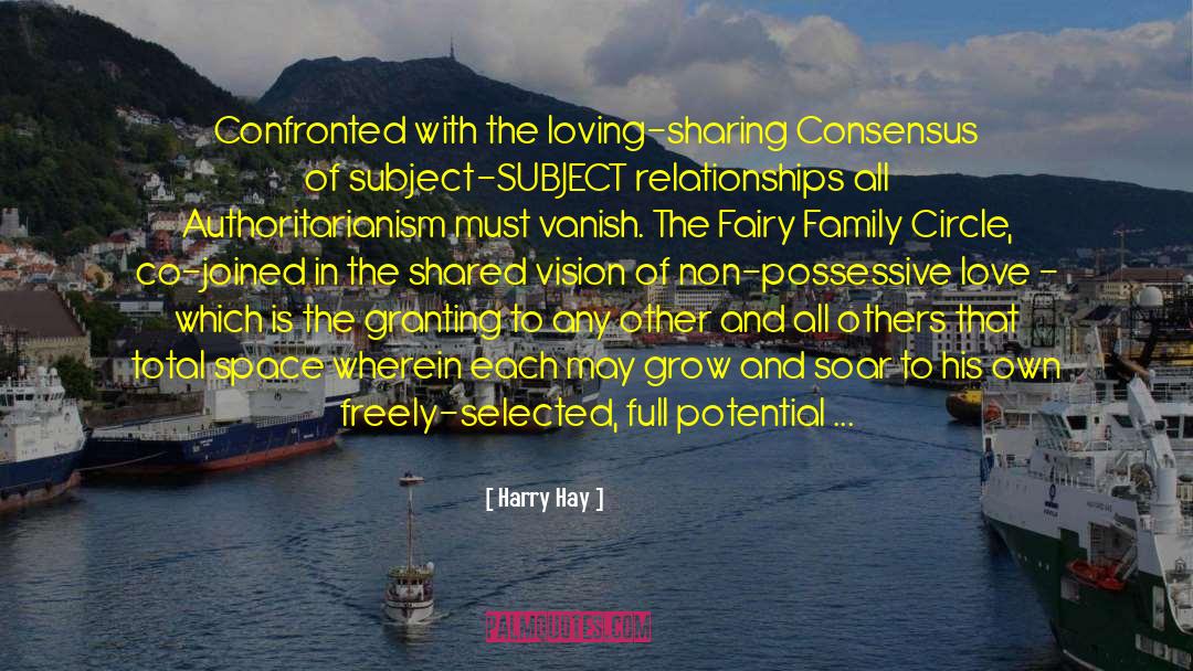 Consensus quotes by Harry Hay