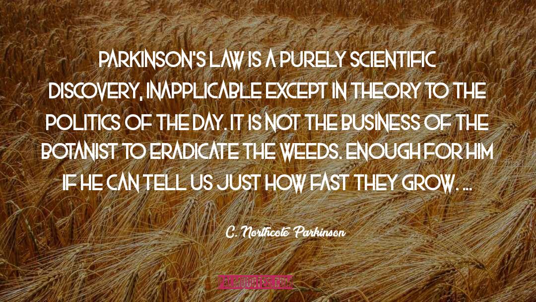 Conservation Law quotes by C. Northcote Parkinson