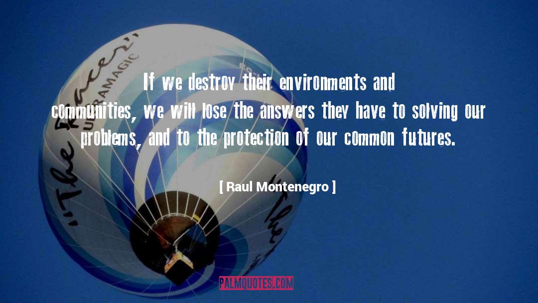 Conservation Protection quotes by Raul Montenegro