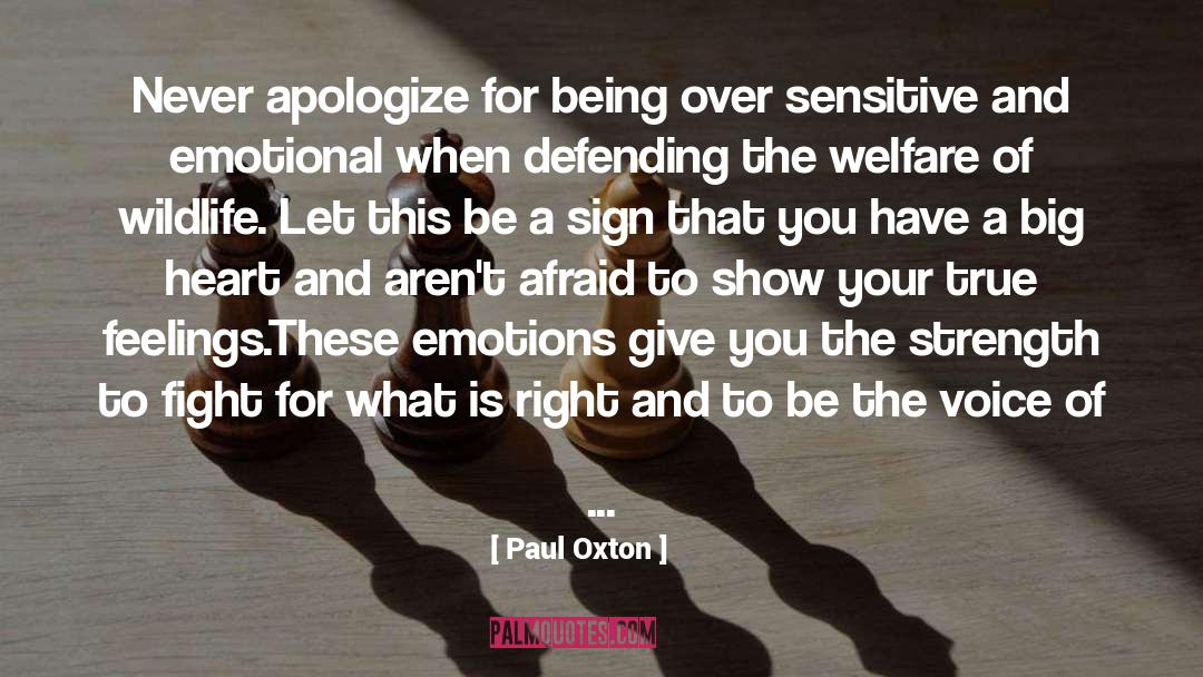 Conservation quotes by Paul Oxton