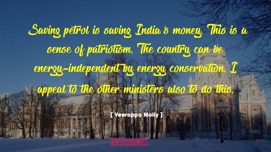 Conservation quotes by Veerappa Moily