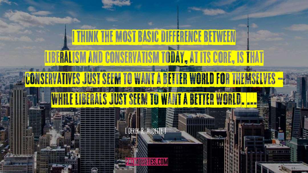 Conservatism quotes by Derek R. Audette