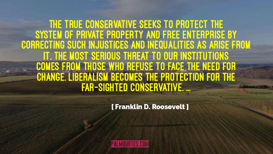 Conservative Democrat quotes by Franklin D. Roosevelt