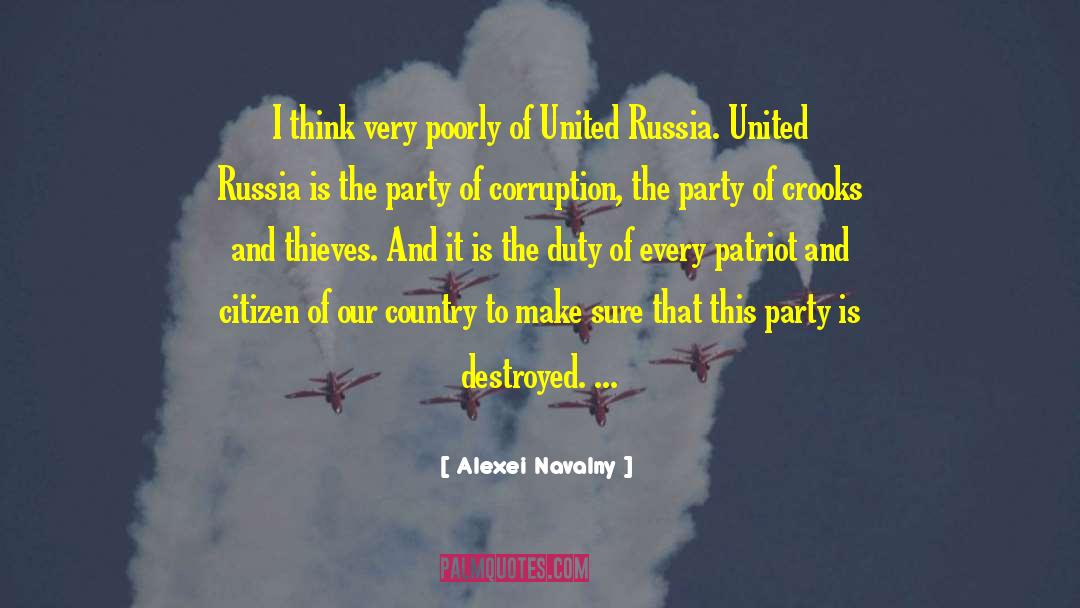 Conservative Party quotes by Alexei Navalny