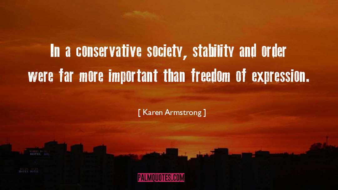 Conservative quotes by Karen Armstrong