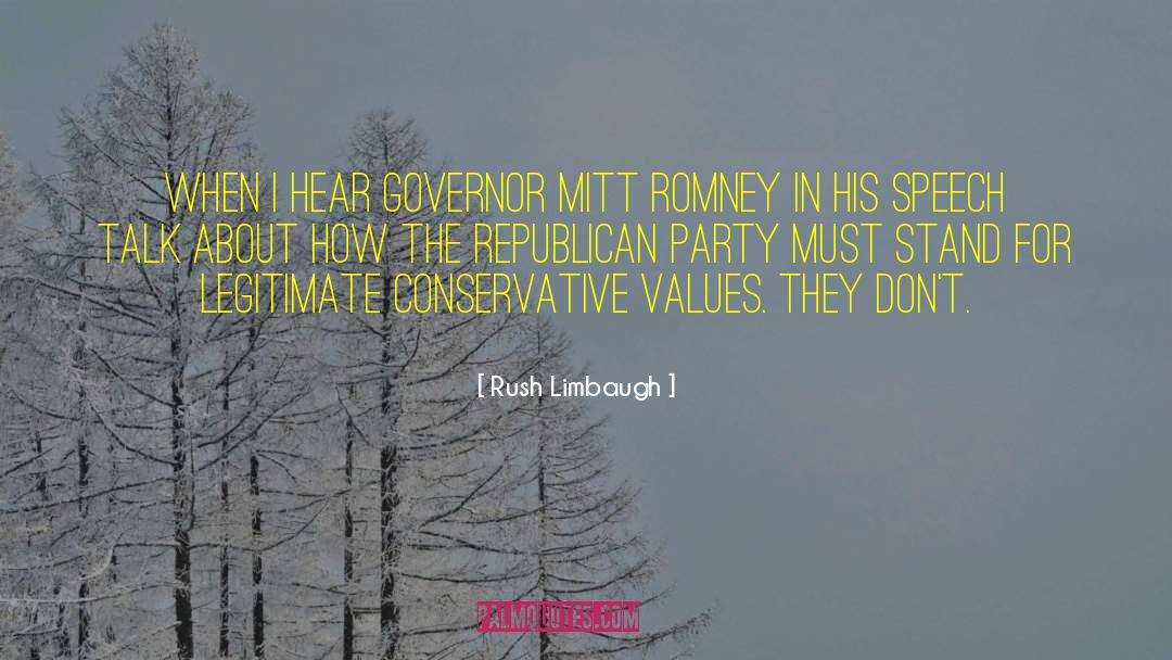 Conservative Values quotes by Rush Limbaugh