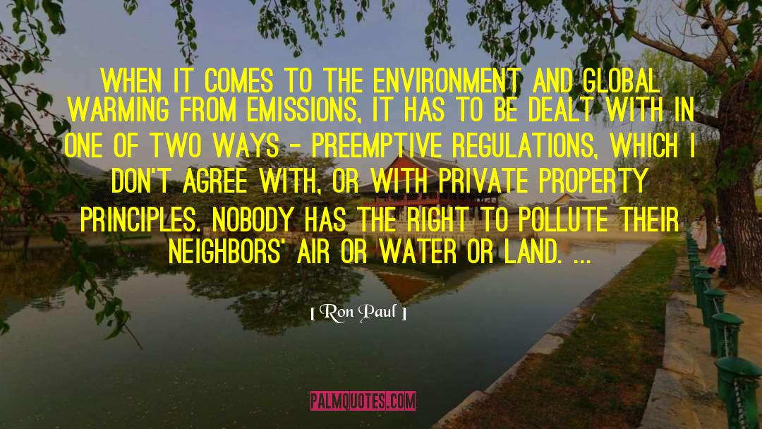 Conserve Water quotes by Ron Paul