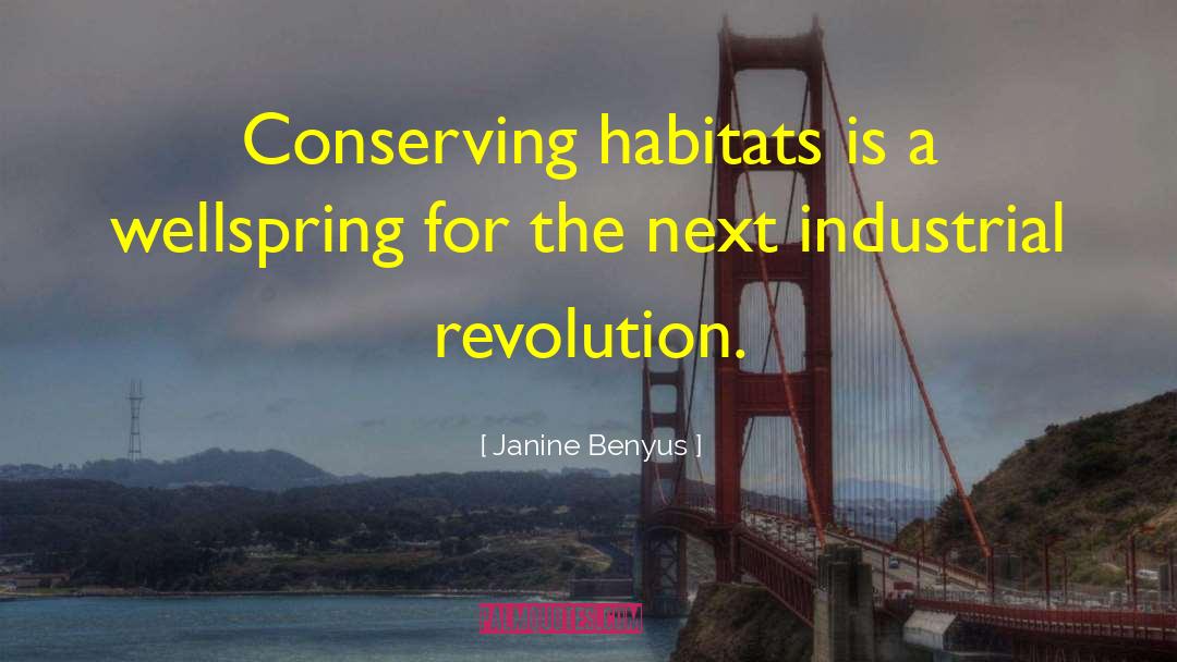 Conserving quotes by Janine Benyus
