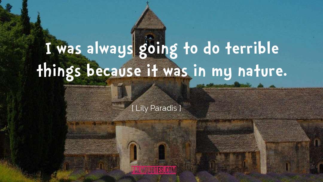 Consider The Lily quotes by Lily Paradis