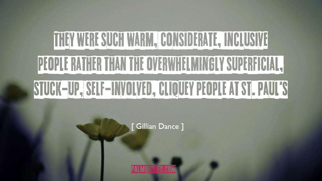 Considerate quotes by Gillian Dance