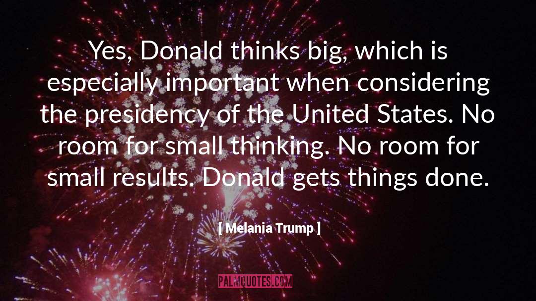 Considering quotes by Melania Trump