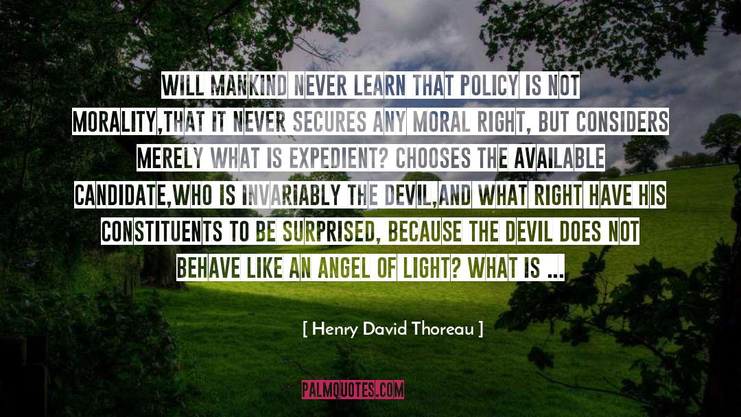 Considers quotes by Henry David Thoreau