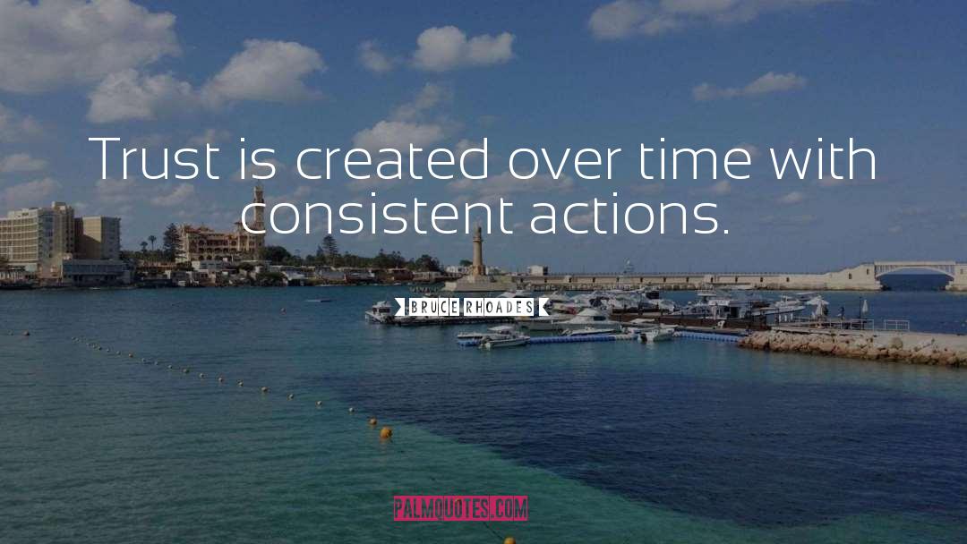 Consistency quotes by Bruce Rhoades