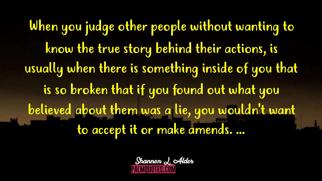 Consistent Actions quotes by Shannon L. Alder