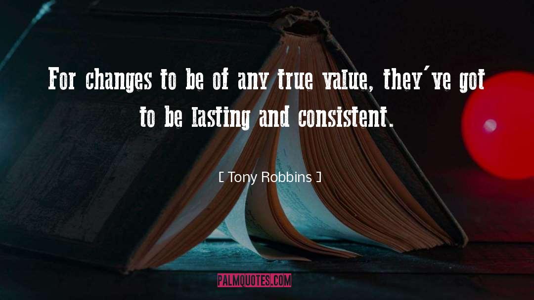 Consistent quotes by Tony Robbins