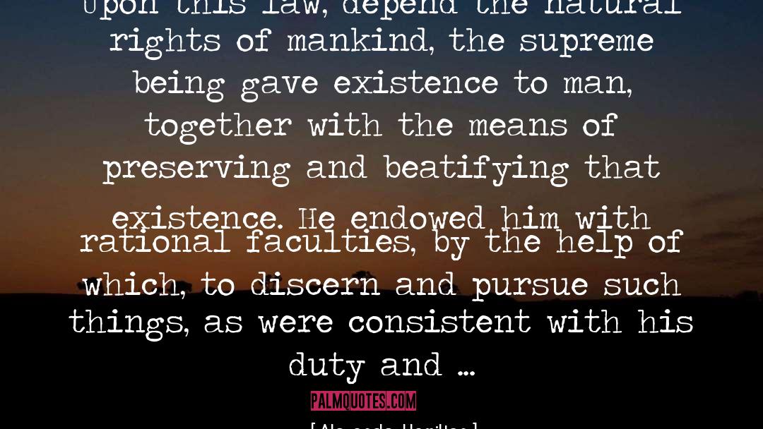 Consistent quotes by Alexander Hamilton