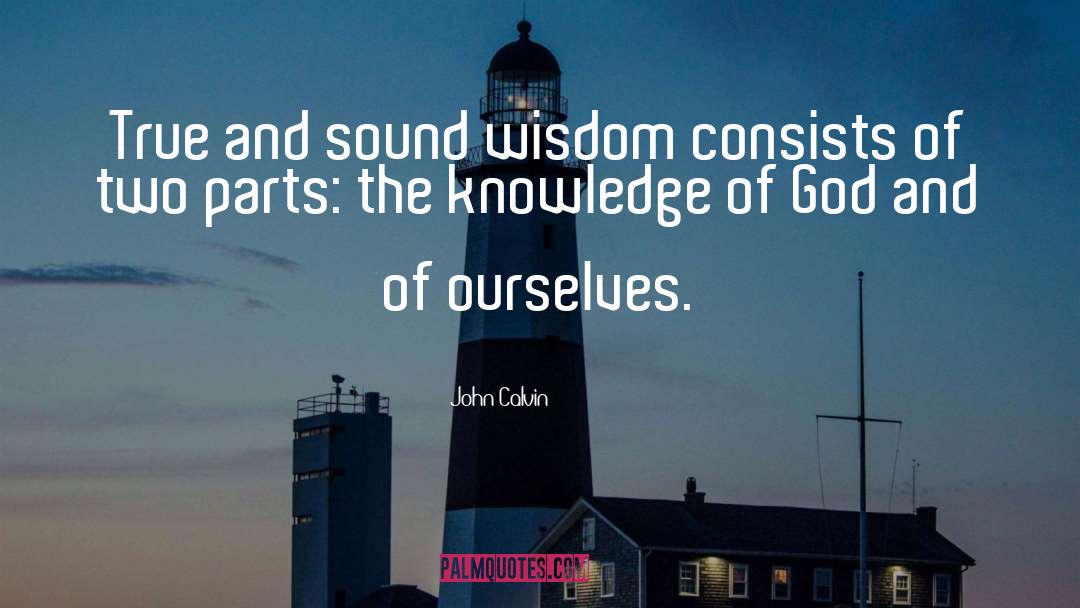 Consists quotes by John Calvin