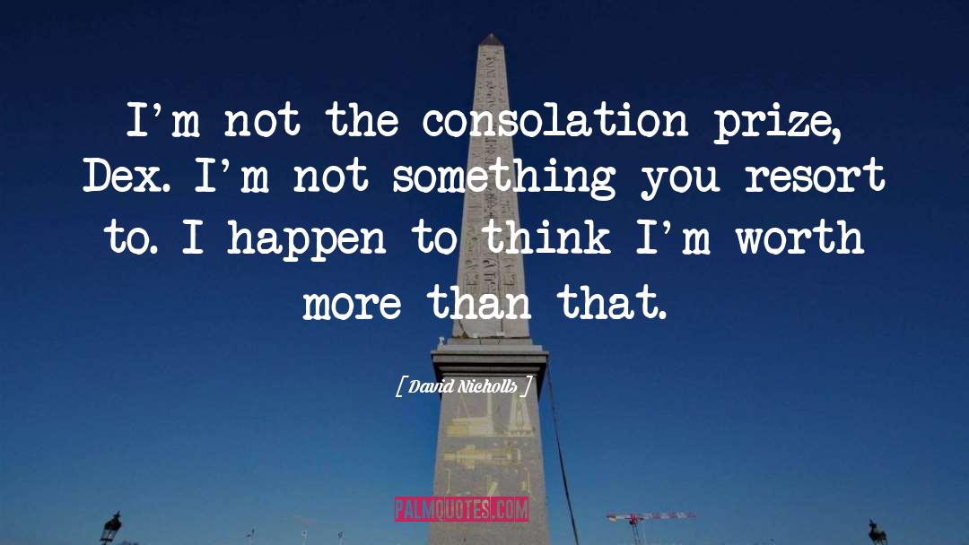Consolation Prize quotes by David Nicholls