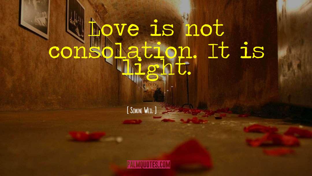 Consolation quotes by Simone Weil