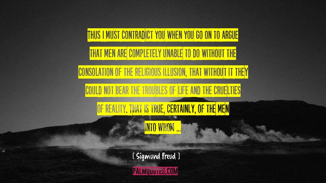 Consolation quotes by Sigmund Freud