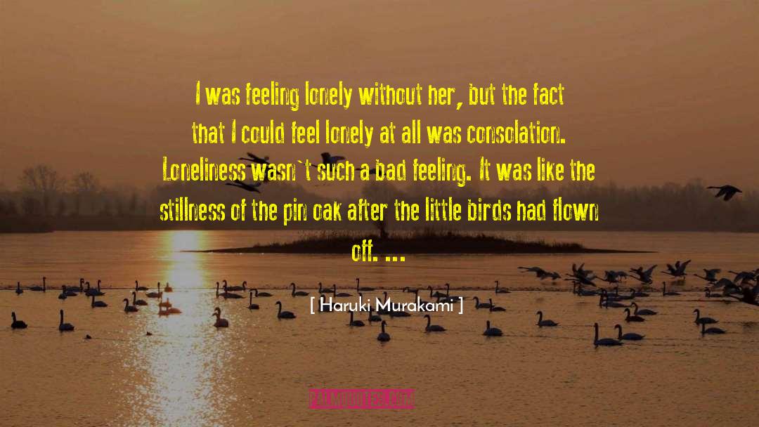 Consolation quotes by Haruki Murakami