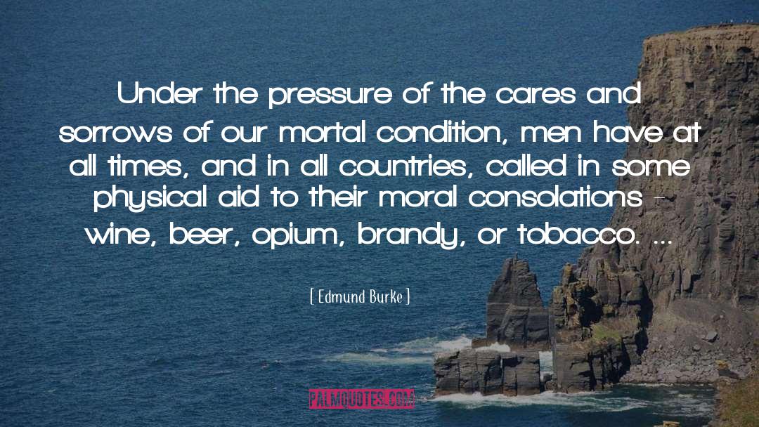 Consolations quotes by Edmund Burke