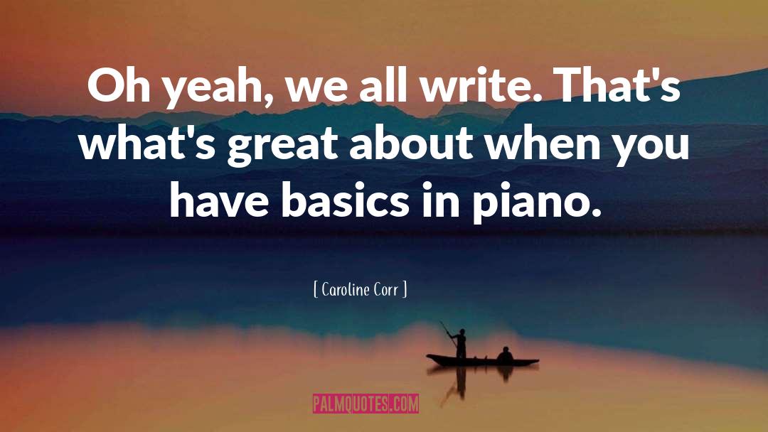 Console Piano quotes by Caroline Corr