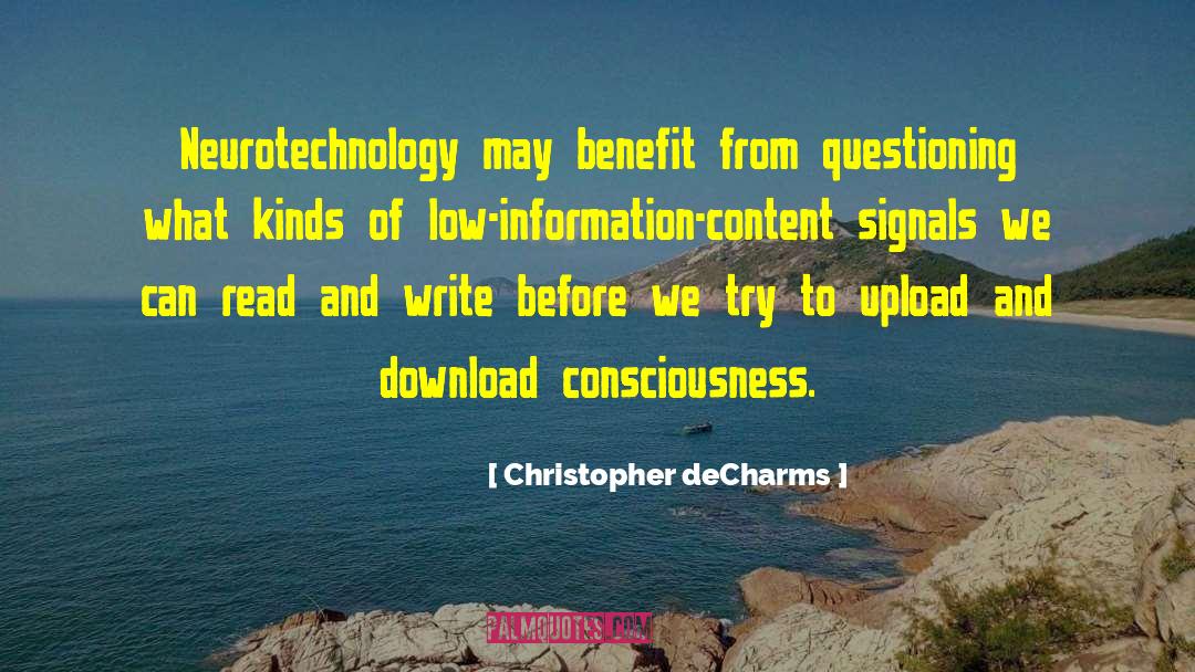 Consolez Download quotes by Christopher DeCharms