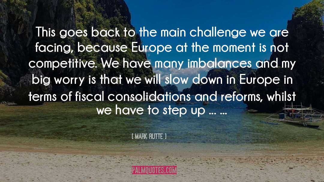 Consolidation quotes by Mark Rutte