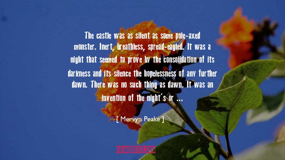 Consolidation quotes by Mervyn Peake