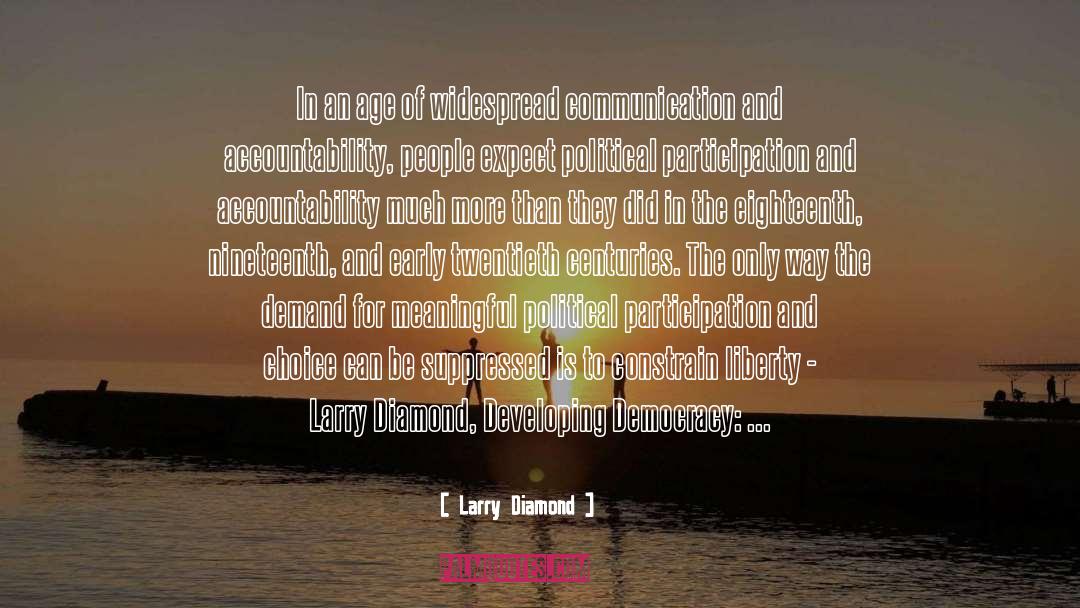 Consolidation quotes by Larry Diamond