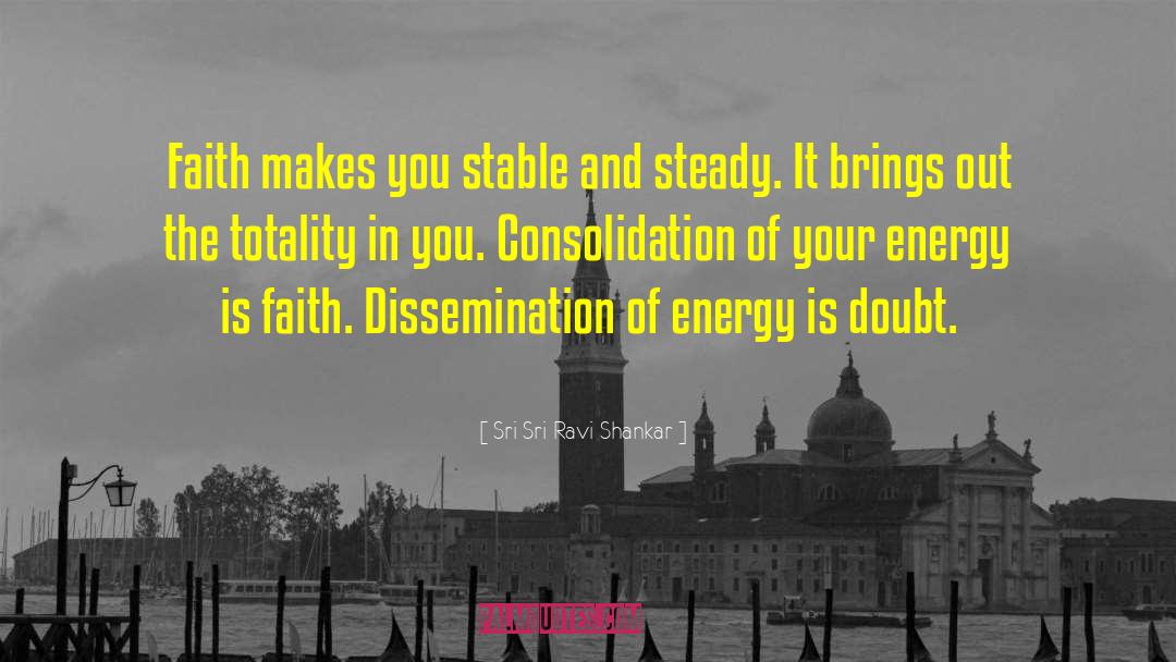 Consolidation quotes by Sri Sri Ravi Shankar